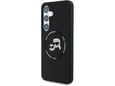 KARL LAGERFELD ovitek za Samsung Galaxy S25 FE, črn