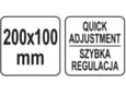 Yato brza patent stega 200x100 mm
