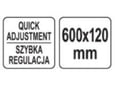Yato stega stolarska 600x120 mm