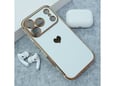 Maska za iPhone 17 Pro Max Heart Frame bela
