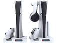 Stalak iPega PG-P5S006 multifunkcionalni RGB za PS5 SLIM/ PS5 Pro beli