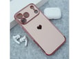 Maska za iPhone 17 Pro Max Heart Frame roze