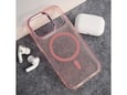Maska za iPhone 17 Pro Mag Case Glitter roze