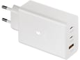 Kućni punjač Fast Charging Adapter Trio (USB-Cx2,USB-A) za Samsung PD 65W sa kablom Type-C na Type-C beli