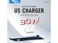 Kućni punjač KONFULON C87c + DL50, 30W, sa PD kablom Type C na iPhone lightning beli