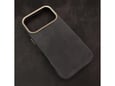 Maska za iPhone 17 Pro Mag Case Alkantara siva