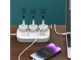 Produžni kabl LDNIO SC3416 EU 3 utičnice + 2xUSB QC 2xPD GaN 2m