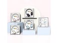Bluetooth slušalice KE33 plave