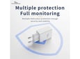 Kućni punjač KONFULON JK77 2.4A sa micro USB kablom beli 1m