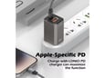 Data kabl LDNIO LC441I 30w, Type C na iPhone lightning sivi 1m
