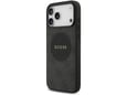 Maska za iPhone 17 Pro Max Guess 4G Circle Classic Logo MagSafe crna