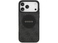 Maska za iPhone 17 Pro Max Guess 4G Circle Classic Logo MagSafe crna
