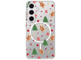 Maska za Samsung Galaxy S24 Merry Bear Print Magsafe