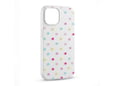 Maska za iPhone 15 Candy Dots bela