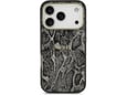 Maska za iPhone 17 Pro Guess Python Pattern MagSafe crna