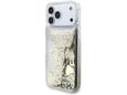 Maska za iPhone 17 Pro Max Guess Liq Glitter 4 Charms zlatna