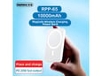 Power bank prenosiva baterija Magsafe REMAX Usion Series RPP-65 PD 20W + QC 15W Fast Charging 10000mAh beli