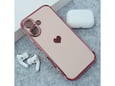 Maska za iPhone 17 Heart Frame roze