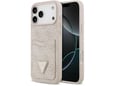 Maska za iPhone 17 Pro Guess 4G Double Card Triangle pink