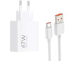 Kućni punjač Xiaomi HyperCharge 67W sa USB na Type C kablom beli EU