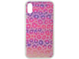 Maska za iPhone X/ XS roze Hologram 3D Leopard