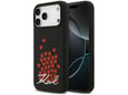 Maska za iPhone 17 Pro Max Karl Lagerfeld Silicone Heart Sign Logo MagSafe Case crna