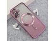 Maska za iPhone 17 Mag Case Electroplated roze