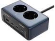 Produžni kabl LDNIO SE3, 2 utičnice, USB, 2xPD, 5u1, GAN, 45W total power