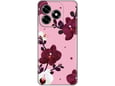 Maska za Honor X5c Plus Silikonska Print Skin Pink Orchid