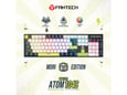 Tastatura mehanička Gaming Fantech MK878S RGB Atom 104S Mori bela (Red switch)