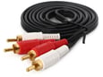 Kabl 2 RCA na 2 RCA bakarni JWD-VIDEO3 1.5m