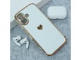 Maska za iPhone 17 Heart Frame bela