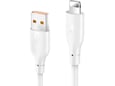 Data kabl KONFULON DC64, 3A, USB iPhone Lightning beli 1m