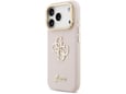 GUESS ovitek za usnjen Cam Stand iPhone 17 Pro Max, roza