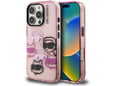 KARL LAGERFELD ovitek za MagSafe iPhone 16 Pro Max, roza