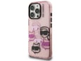 KARL LAGERFELD ovitek za MagSafe iPhone 16 Pro Max, roza