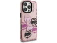 KARL LAGERFELD ovitek za MagSafe iPhone 16 Pro Max, roza