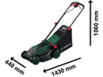 Bosch Akumulatorska kosilica Rotak 18V2-38 38cm 2x4.0Ah 40l