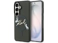 KARL LAGERFELD ovitek za MagSafe Samsung Galaxy S26 5G, prozorno črn