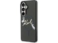 KARL LAGERFELD ovitek za MagSafe Samsung Galaxy S26 5G, prozorno črn