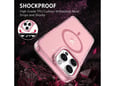 CHAMELEON ovitek za gumiran TPU Magnetic Sparkle Apple iPhone 16 Pro, roza