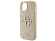 Maska za telefon iPhone 15 Guess Hc Fixed Glitter 4G Big Metal Logo