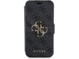 Maska za telefon iPhone 15 Guess Pu leather 4G Metal Logo