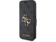 Maska za telefon iPhone 15 Guess Pu leather 4G Metal Logo