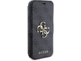 Maska za telefon iPhone 15 Guess Pu leather 4G Metal Logo