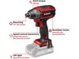 Einhell Professional Akumulatorski udarni odvijač TP-CI 18/220 Li BL - Solo