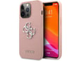 Maska za telefon iPhone 13 Pro Guess Saffiano Big 4G