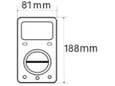 Yato Digitalni multimetar LCD25000 True RMS