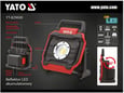 Yato Reflektor 18V 6000lm 65W