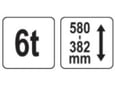 Yato Postolje za dizalicu 6 t 2 komada